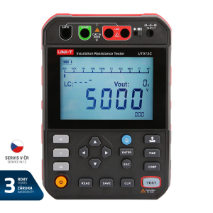 Tester izolačného odporu UNI-T UT513C