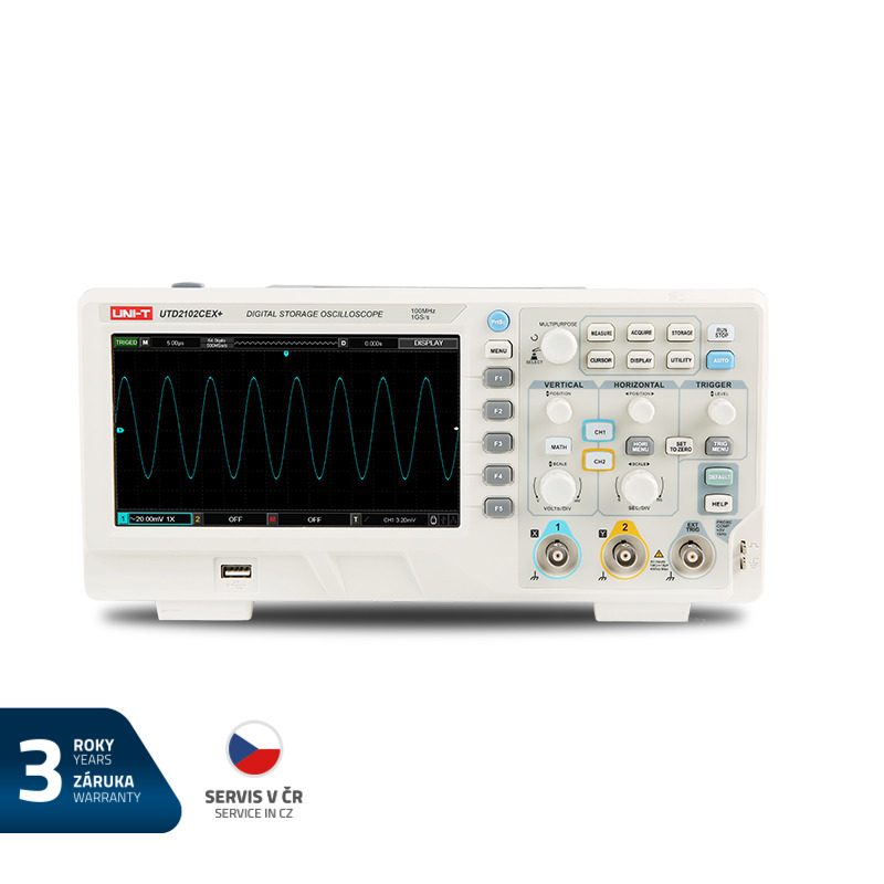 Osciloskop UNI-T UTD2102CEX+ Osciloskop UNI-T UTD2102CEX+